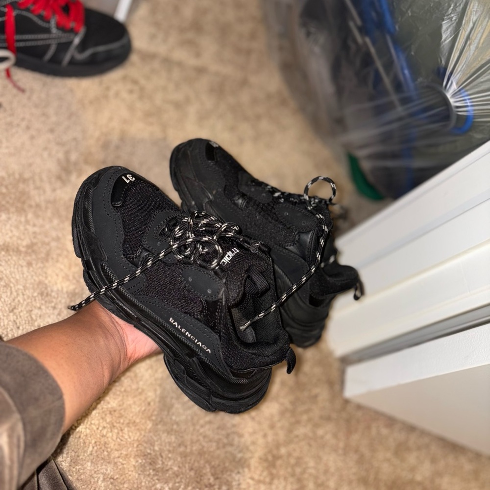 Balenciaga Triple Black Athletic Shoes